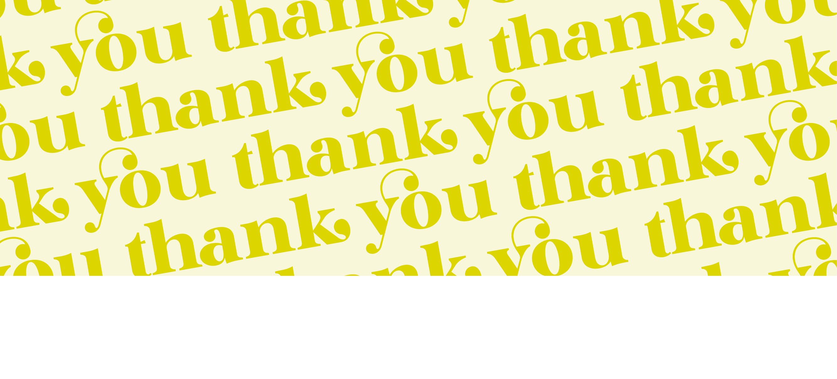 Thank you Thank you Thank you